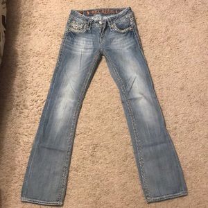 Rock Revival light wash denim jeans